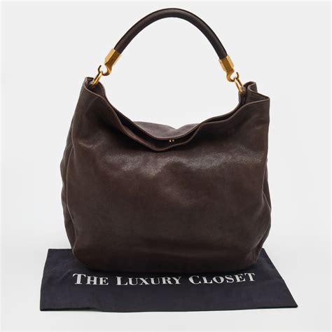 Yves Saint Laurent Leather Roady Hobo Bag 